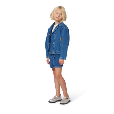 Asymmetrical denim skirt KENZO KIDS GIRL
