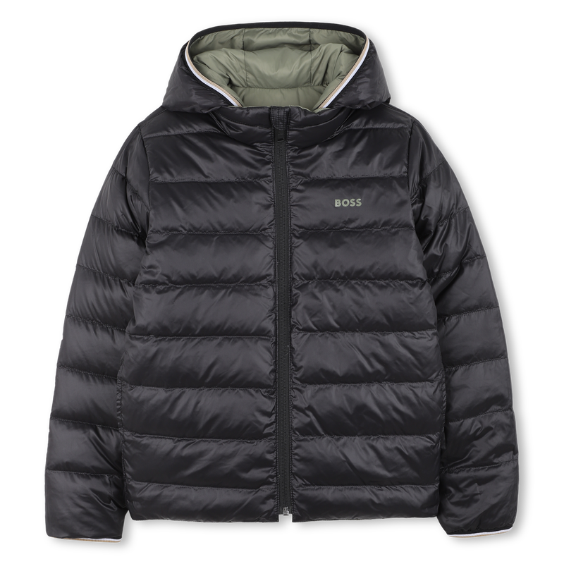 Reversible hooded down jacket BOSS 
                        BOY
