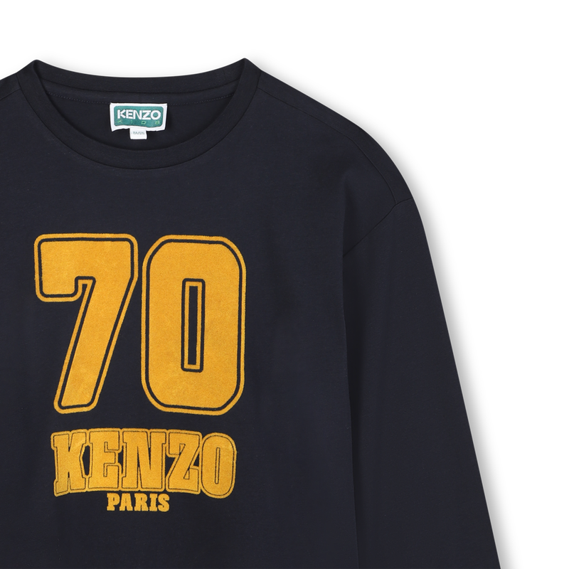 Wide-sleeved long-sleeved T-shirt KENZO KIDS 
                    BOY