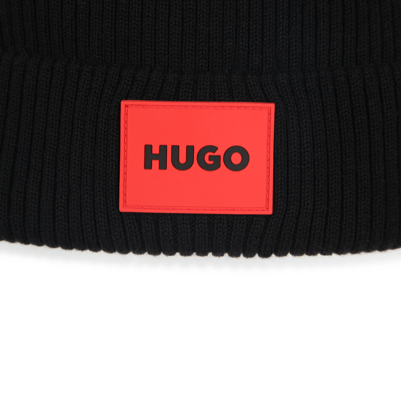 Knit Cotton Hat HUGO 
                        UNISEX