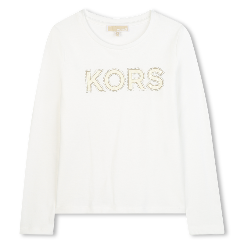 Long-sleeved jersey T-shirt MICHAEL KORS 
                    GIRL