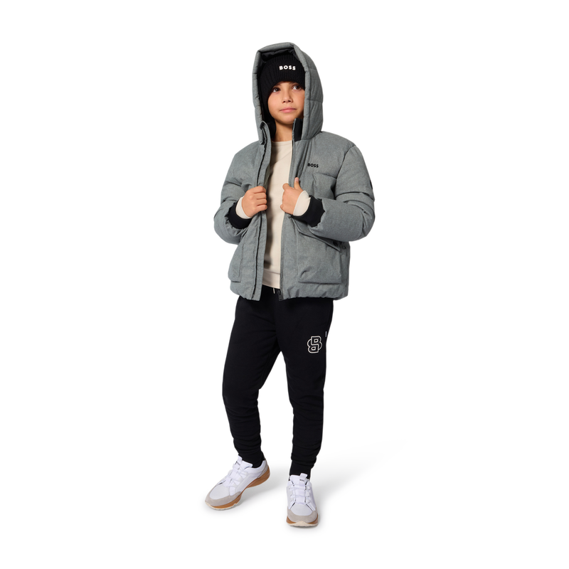Hooded down jacket BOSS 
                        BOY