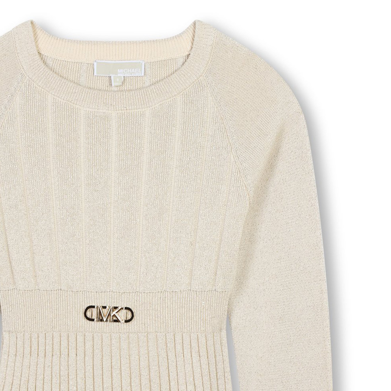 Long-Sleeved Knit Dress MICHAEL KORS 
                    GIRL