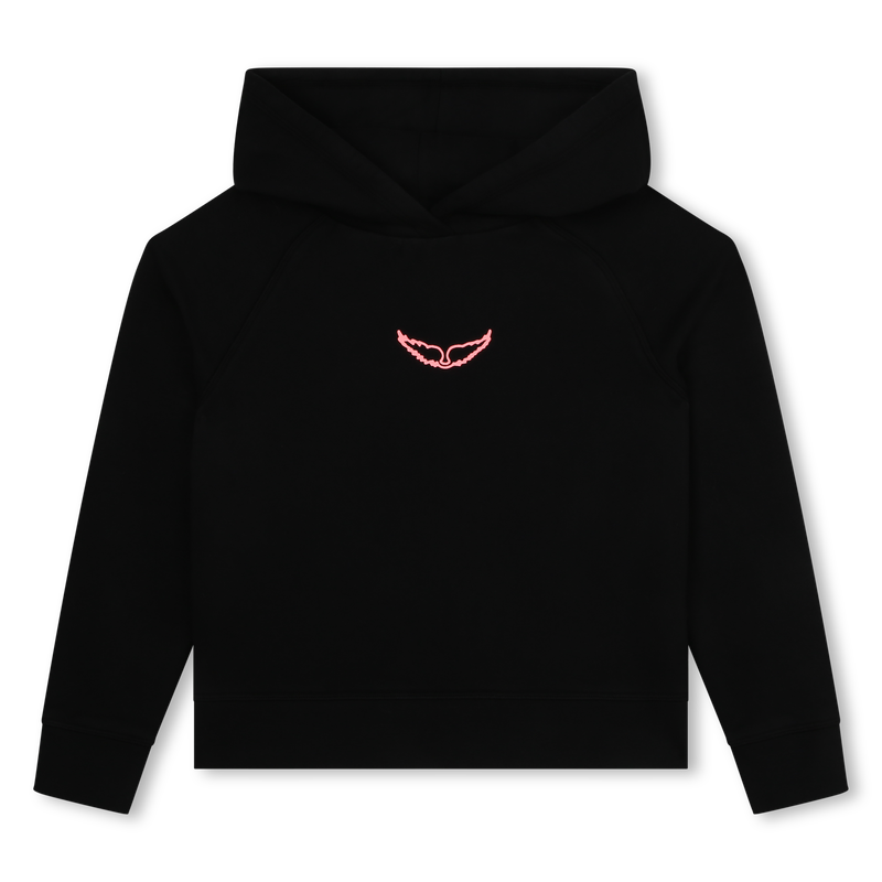 Hooded cotton sweatshirt ZADIG & VOLTAIRE 
                    GIRL