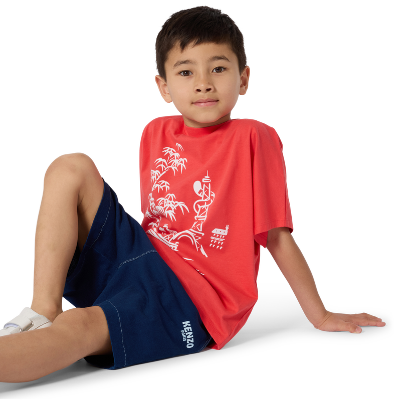 Elasticated Waist Bermudas KENZO KIDS 
                        BOY