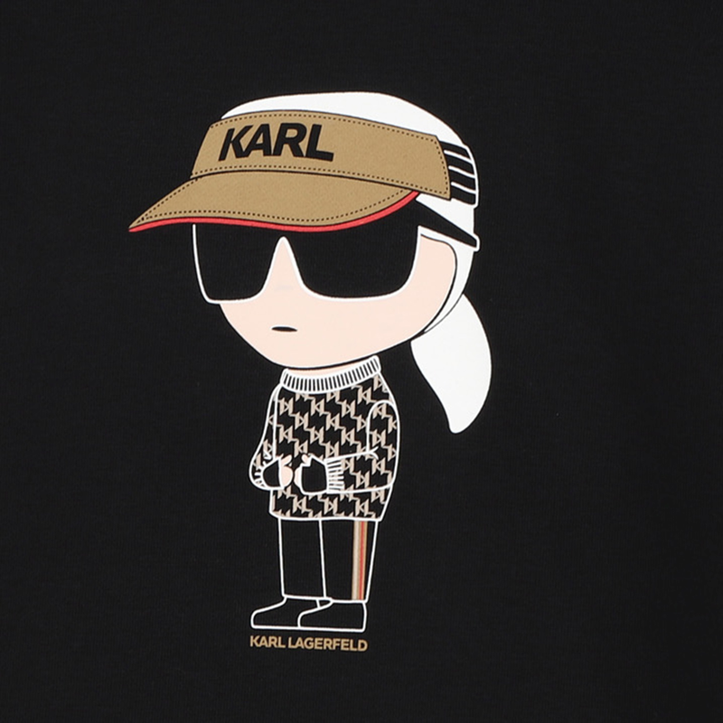 Fleece Sweatshirt KARL LAGERFELD KIDS 
                        BOY