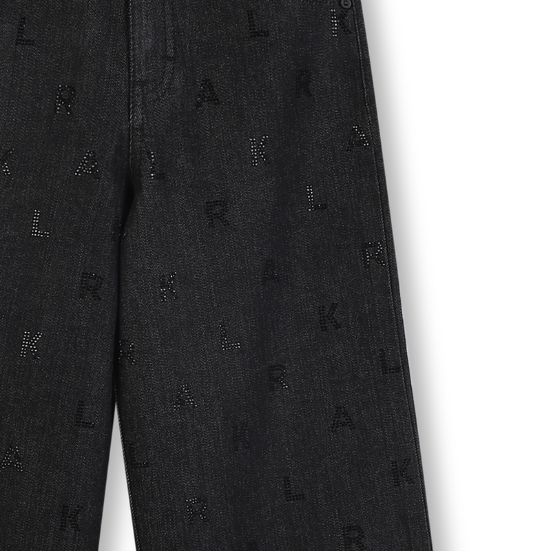 Denim pants KARL LAGERFELD KIDS 
                    GIRL