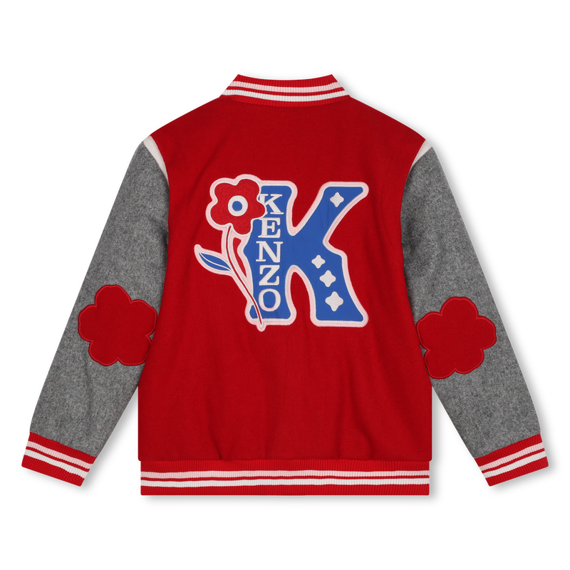 Embroidered Woolen Jacket KENZO KIDS 
                        GIRL