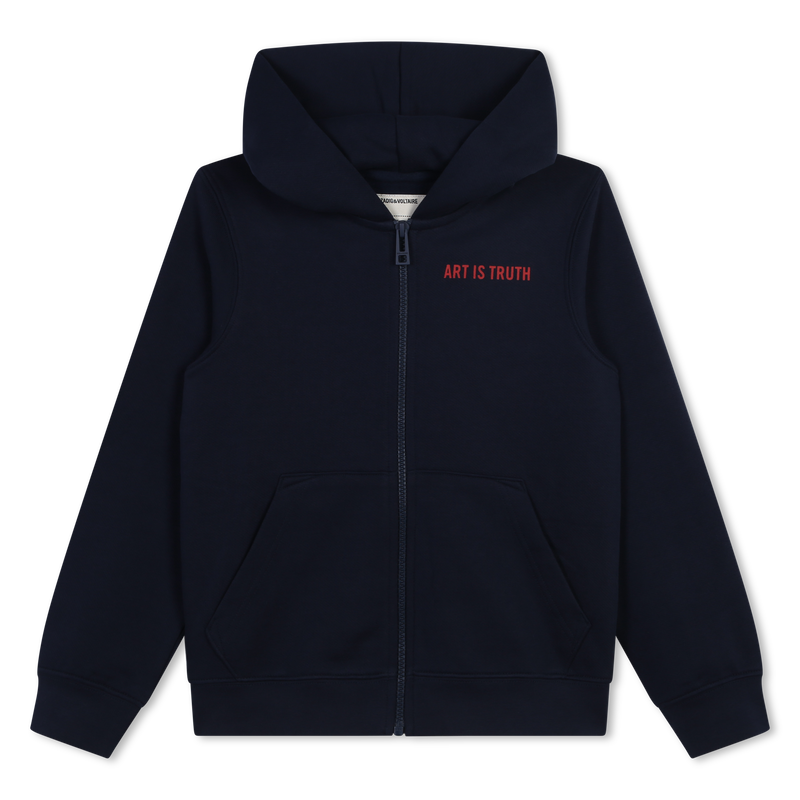 Hooded Fleece Cardigan ZADIG & VOLTAIRE 
                    BOY