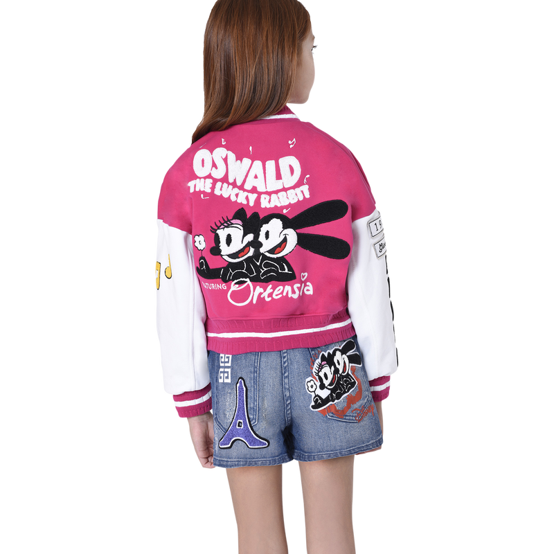 Disney patched denim overalls GIVENCHY 
                    GIRL