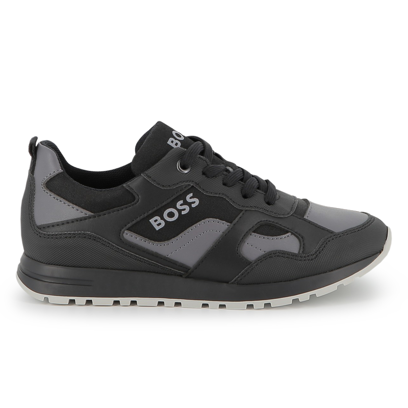 Faux and canvas sneakers BOSS 
                    BOY