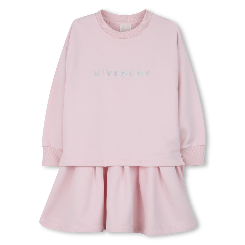 Dress with pleated bottoms and slits GIVENCHY 
                    GIRL