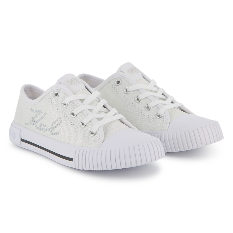 Lace-Up Sneakers KARL LAGERFELD KIDS 
                        GIRL