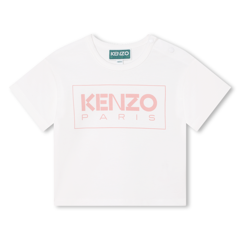 KENZO KIDS T shirt with logo print