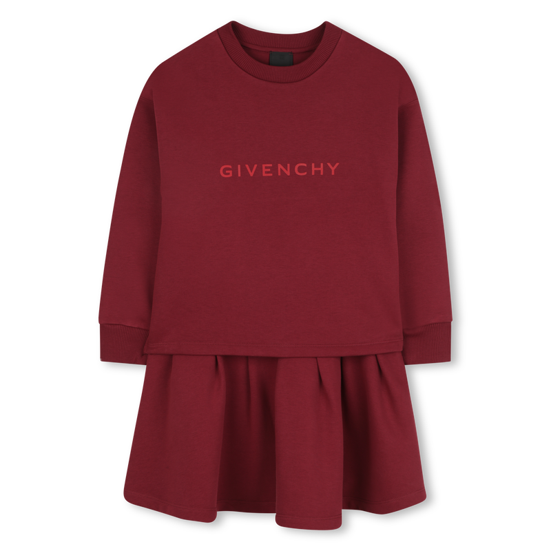 Dress with pleated bottoms and slits GIVENCHY 
                    GIRL