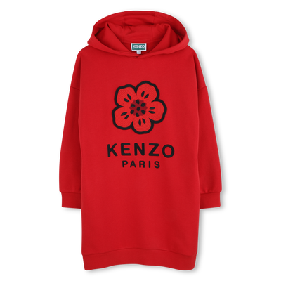 Dress in non-brushed fleece KENZO KIDS GIRL