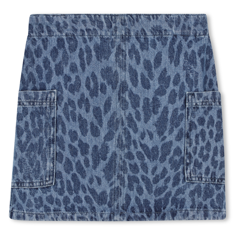 Leopard print denim skirt ZADIG & VOLTAIRE 
                    GIRL