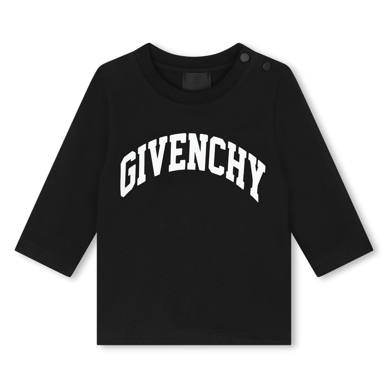 Long-Sleeved Cotton T-Shirt GIVENCHY 
                    BOY