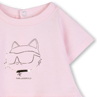 Soft Jersey Outfit Set KARL LAGERFELD KIDS 
                    GIRL