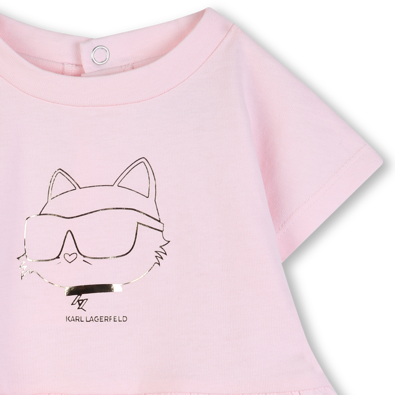 Soft Jersey Outfit Set KARL LAGERFELD KIDS 
                        GIRL
