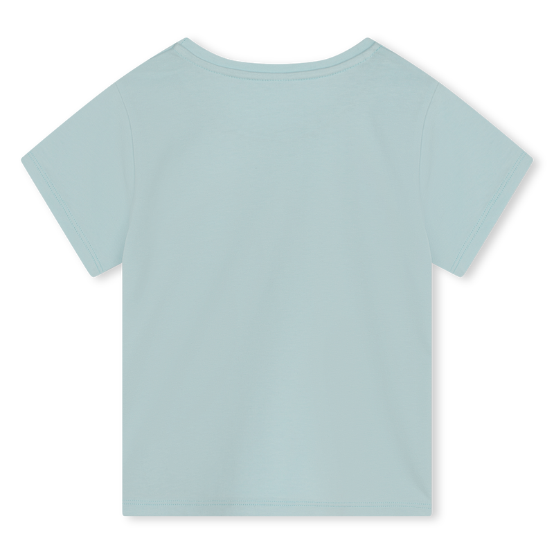 Short-Sleeved Cotton T-Shirt MICHAEL KORS 
                    GIRL