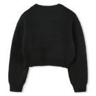 Studded Logo Cropped Sweater HUGO 
                    GIRL
