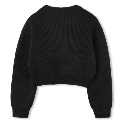 Studded Logo Cropped Sweater HUGO GIRL