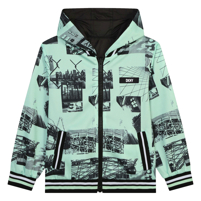 Reversible hooded jacket DKNY 
                    BOY
