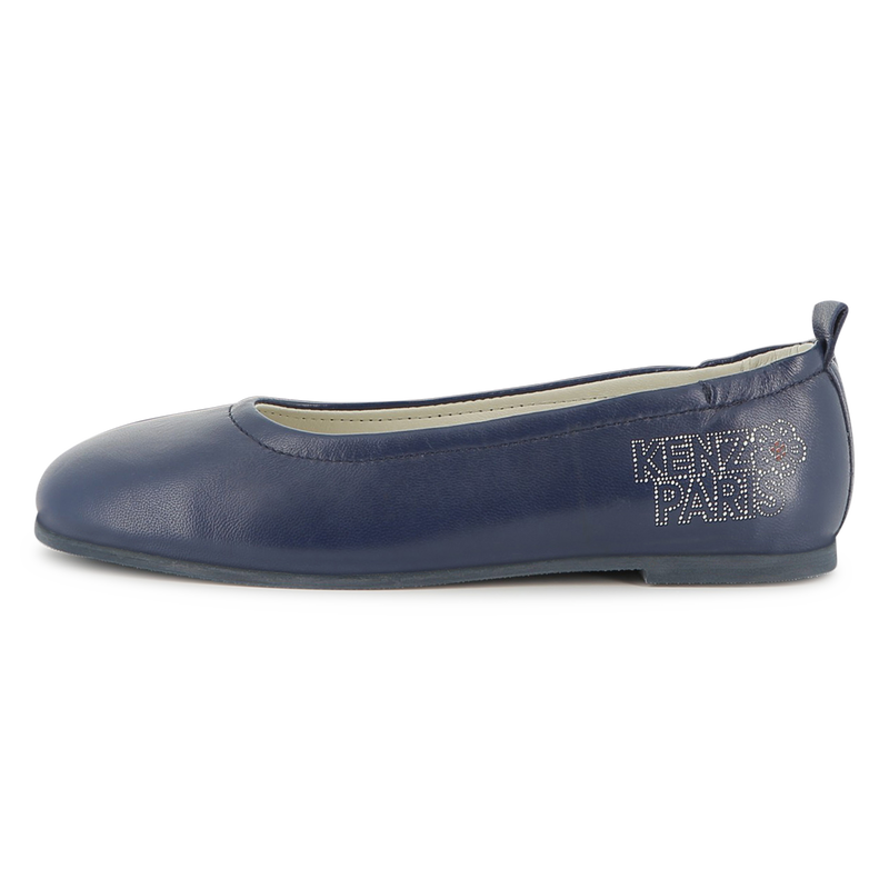Goat leather ballerina KENZO KIDS 
                        GIRL