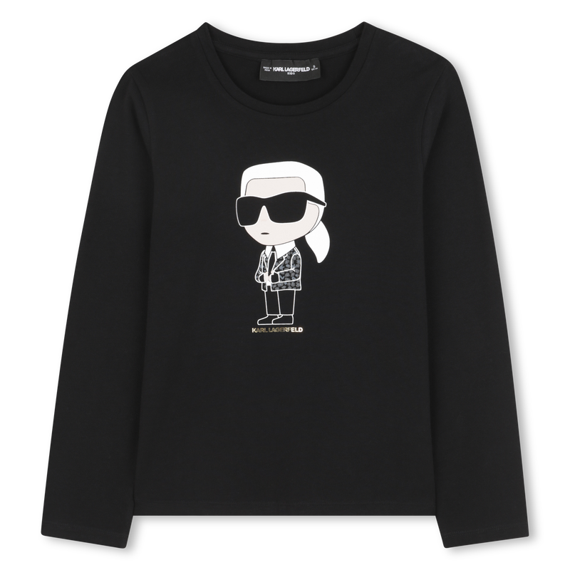 Long Sleeve T-Shirt KARL LAGERFELD KIDS 
                        GIRL