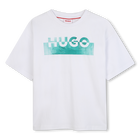 Short-sleeved T-shirt, WHITE, hi-res