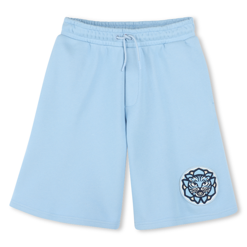 Cotton fleece Bermuda shorts KENZO KIDS 
                        BOY