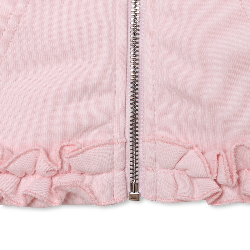 Hooded fleece cardigan GIVENCHY 
                    GIRL