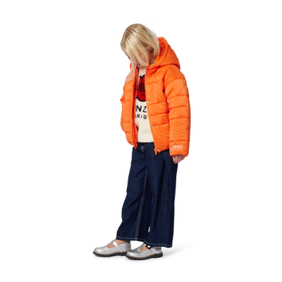 Fluffy fleece sweatshirt KENZO KIDS GIRL