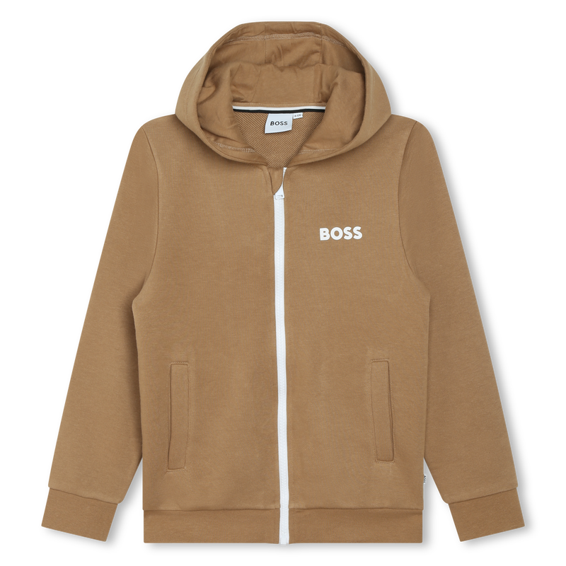 Hooded fleece cardigan BOSS 
                    BOY