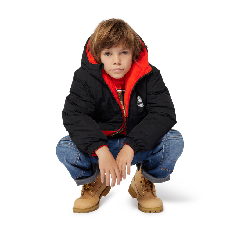 Patch Pocket Wide-Leg Jeans TIMBERLAND 
                    BOY