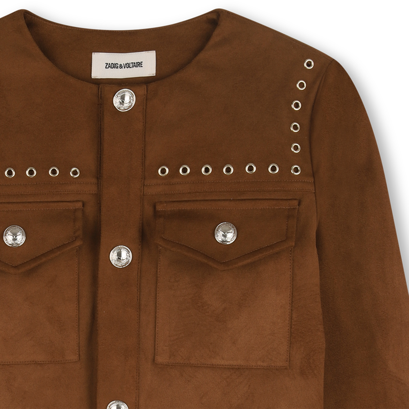 Faux Suede Jacket ZADIG & VOLTAIRE 
                        GIRL