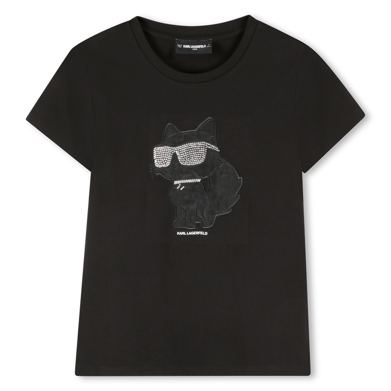 Short-sleeved T-shirt KARL LAGERFELD KIDS 
                        GIRL