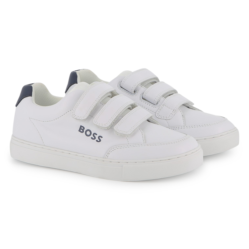 Cowhide leather sneakers BOSS 
                        BOY