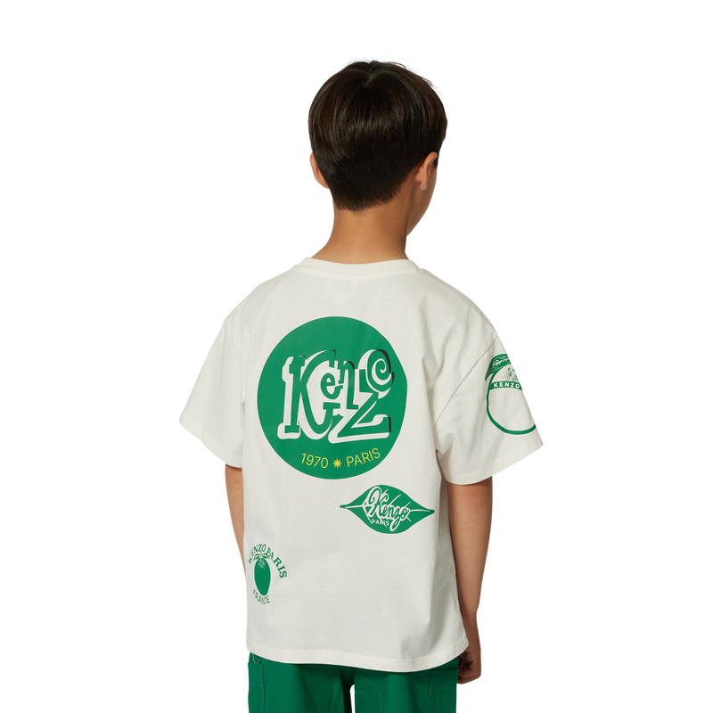 Round-neck cotton T-shirt KENZO KIDS 
                        BOY