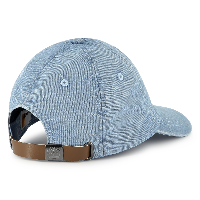 TIMBERLAND Denim baseball cap with buckle