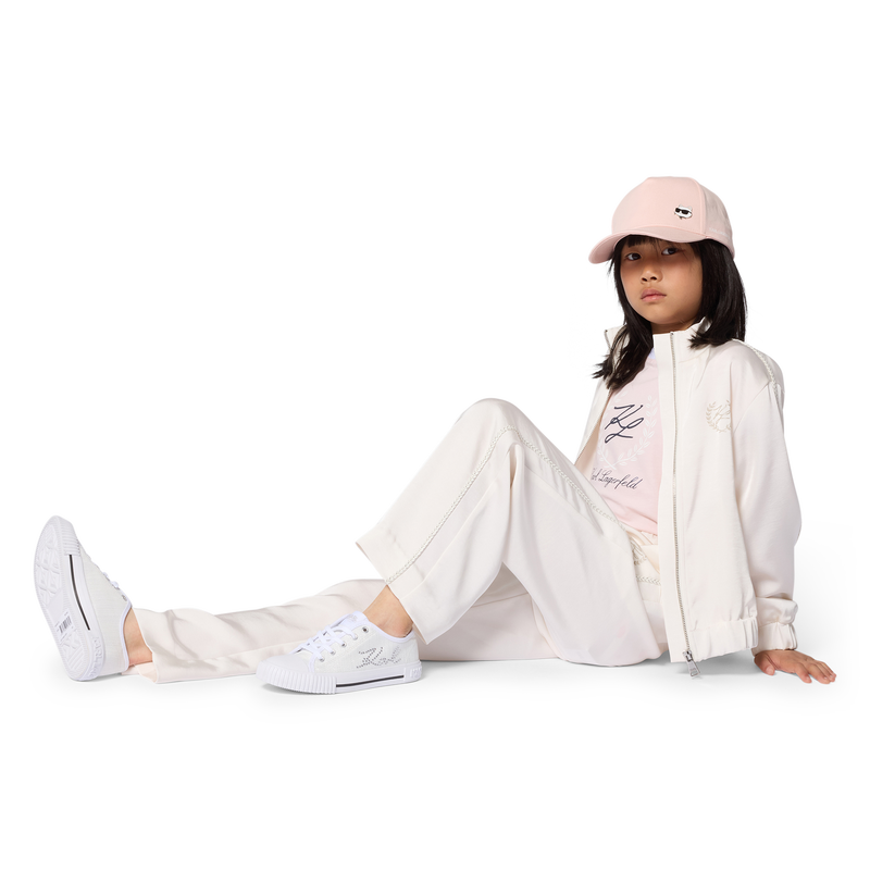 Zip-Up Hoodie KARL LAGERFELD KIDS 
                        GIRL