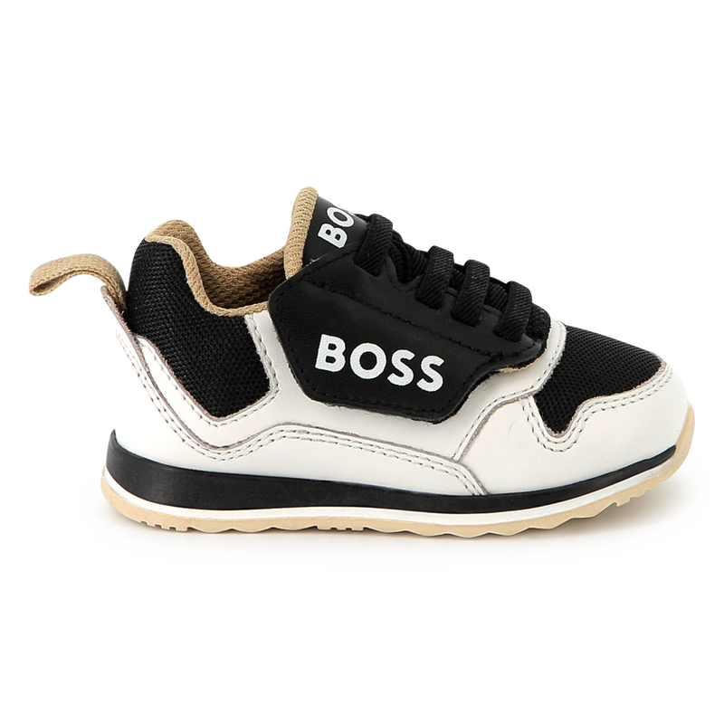 Lace-up leather sneakers BOSS 
                    BOY