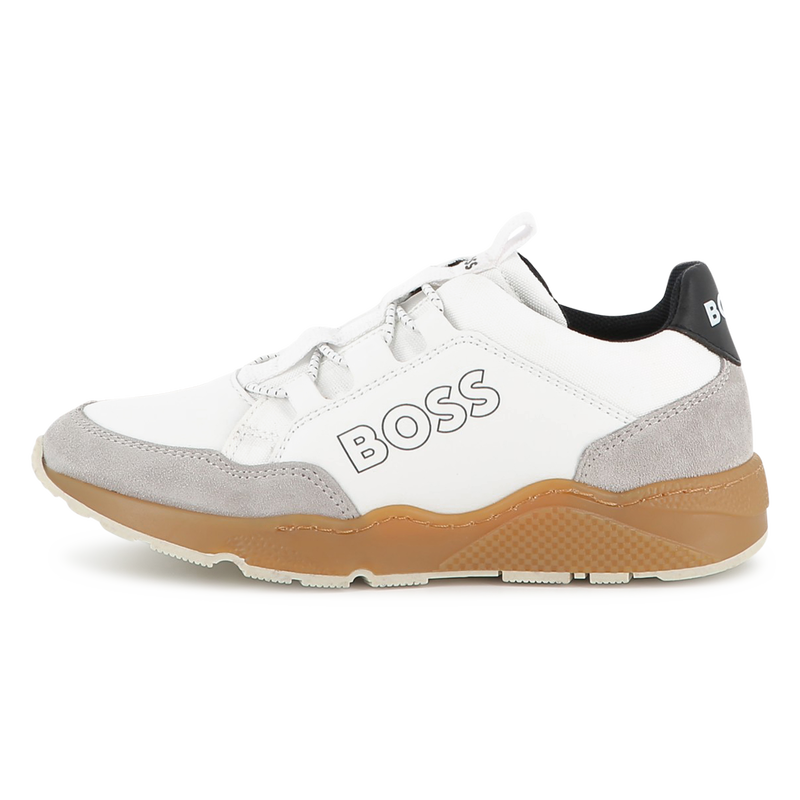 Faux and canvas sneakers BOSS 
                    BOY