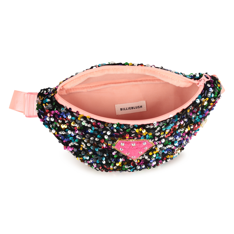Velvet-based fanny pack BILLIEBLUSH 
                        GIRL