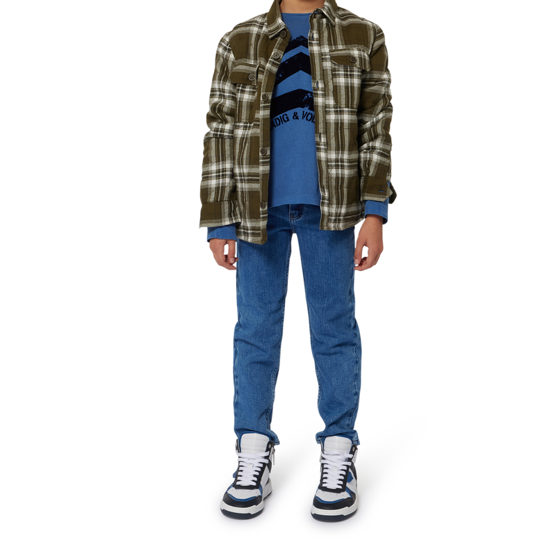 Quilted cotton shirt ZADIG VOLTAIRE 
                        BOY