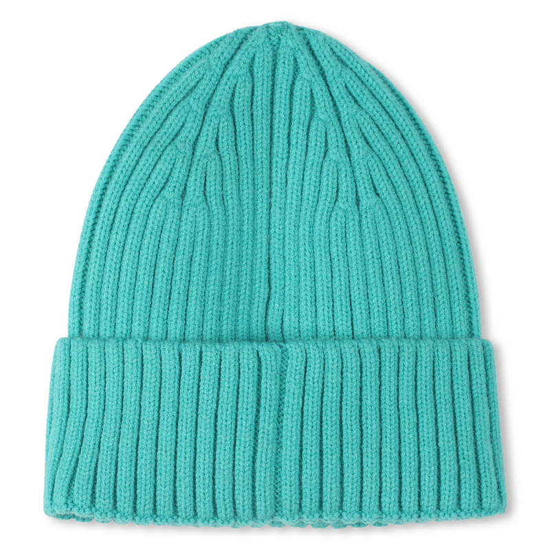 Knitted badge hat with logo TIMBERLAND 
                    BOY