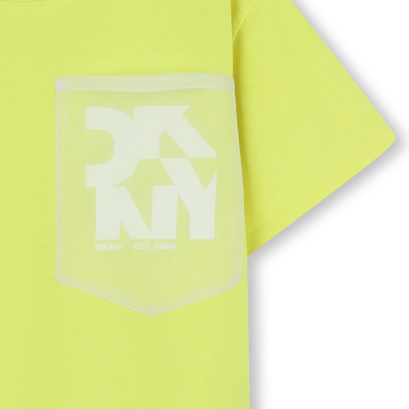 Wide short-sleeved T-shirt DKNY 
                    GIRL
