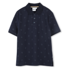 Printed straight-cut polo BOSS 
                    BOY