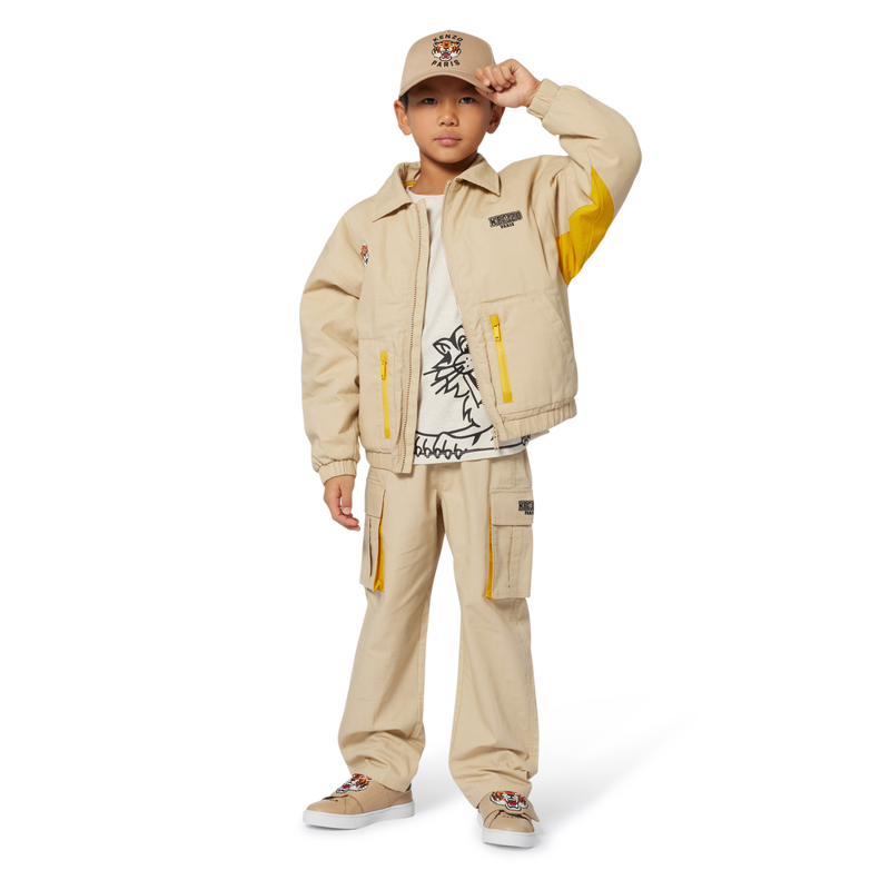 Cotton twill cap KENZO KIDS 
                    UNISEX